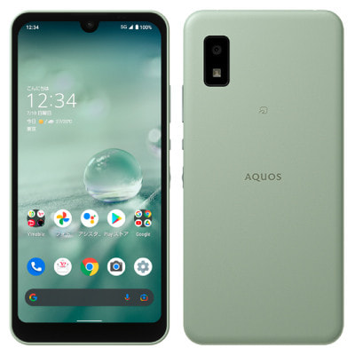 AQUOS wish2 64GB A204SH SIMフリー　割れなし ネットワーク利用制限△】AQUOS wish2 A204SH オリーブグリーン 【Y