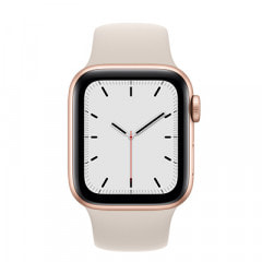 Apple Watch SE 40mm GPSモデル MKQ03J/A A2351【ゴールドアルミニウムケース/スターライトスポーツバンド】