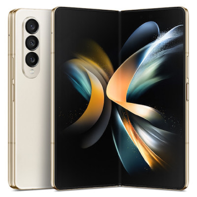 Samsung Galaxy Z Fold4 5G Dual-SIM SM-F9360 Beige【RAM12GB ROM512GB  香港版SIMフリー】