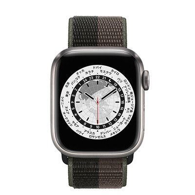 Apple Watch Edition Series7 41mm GPS+Cellularモデル ML913J/A+ML2T3FE/A A2476【 チタニウムケース/トルネード グレイスポーツループ】|中古ウェアラブル端末格安販売の【イオシス】