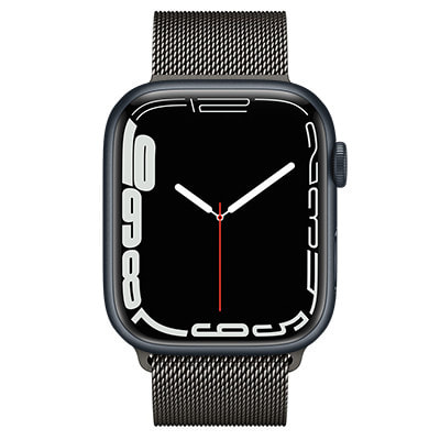 Apple Watch Series7 45mm GPSモデル MKNN3J/A A2474【ミッドナイトアルミニウムケース/グラファイト ミラネーゼループ】|中古ウェアラブル端末格安販売の【イオシス】