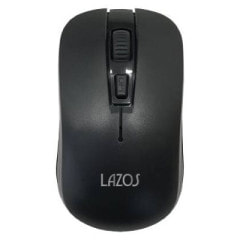 Lazos 光学式ワイヤレスマウス ブラック L-YM-BK