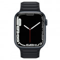 Apple Watch Series7 45mm GPSモデル MKNN3J/A+ML823FE/A A2474【ミッドナイトアルミニウムケース/ミッドナイトレザーリンク(M/L)】