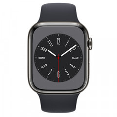 Apple Watch Series8 45mm GPS+Cellularモデル MNKU3J/A A2775【グラファイトステンレススチールケース/ミッドナイトスポーツバンド】