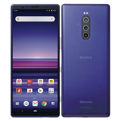 イオシス｜【SIMロック解除済】docomo Xperia1 SO-03L パープル 
