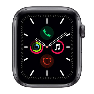 【バンド無し】Apple Watch Series5 44mm GPS+Cellularモデル MWR12J/A  A2157【スペースグレイアルミニウムケース】