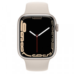 Apple Watch Series7 45mm GPSモデル MKN63J/A A2474【スターライトアルミニウムケース/スターライトスポーツバンド】