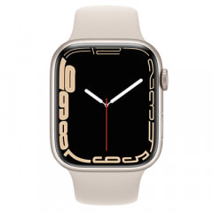 Apple Watch Series7 45mm GPS+Cellularモデル MKJQ3J/A  A2478【スターライトアルミニウムケース/スターライトスポーツバンド】|中古ウェアラブル端末格安販売の【イオシス】