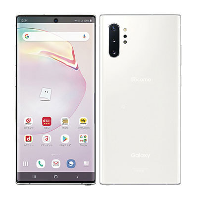 SIMロック解除済】docomo Galaxy Note10+ (Plus) SC-01M Aura White  