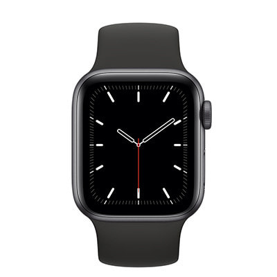 Apple Watch SE 40mm GPS+Cellularモデル MYF72J/A  A2355【スペースグレイアルミニウムケース/ブラックソロループ(サイズ6)】