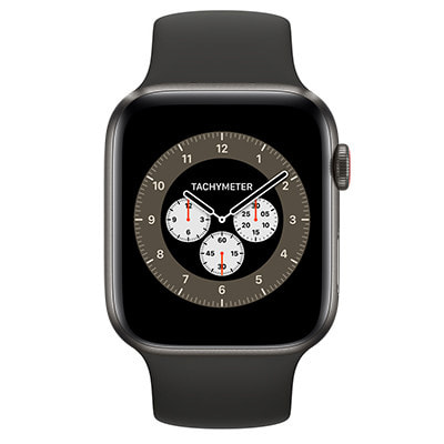 Apple Watch Edition Series6 44mm GPS+Cellularモデル MJ433J/A+MYT22FE/A  A2376【スペースブラックチタニウムケース/ブラックソロループ(サイズ6)】