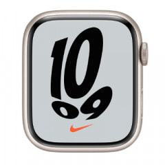 【バンド無し】Apple Watch Nike Series7 45mm GPSモデル MKNA3J/A A2474【スターライトアルミニウムケース】