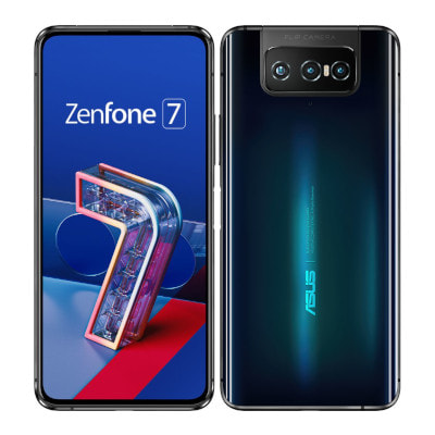 ASUS ZenFone7 5G ZS670KS Aurora Black【国内版 SIMフリー】|中古 