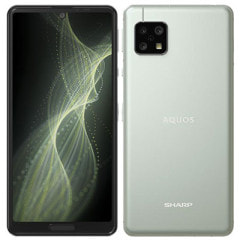 【SIMロック解除済】Y!mobile AQUOS sense5G A105SH オリーブシルバー
