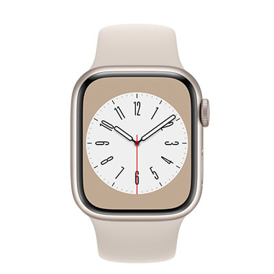 Apple Watch Series8 41mm GPS+Cellularモデル MNHY3J/A  A2773【スターライトアルミニウムケース/スターライトスポーツバンド】