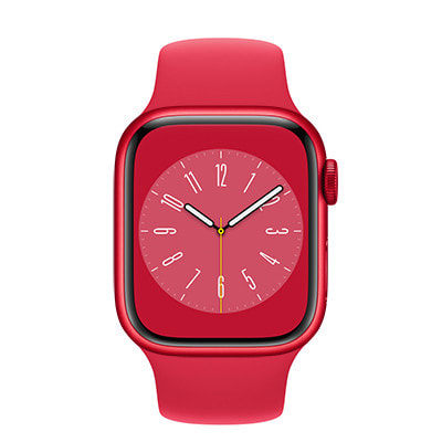 Apple Watch Series8 41mm GPSモデル MNP73J/A  A2770【(PRODUCT)REDアルミニウムケース/(PRODUCT)REDスポーツバンド】
