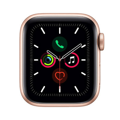 【バンド無し】Apple Watch Series5 40mm GPS+Cellularモデル MWX22J/A  A2156【ゴールドアルミニウムケース】