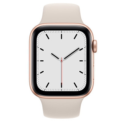 Apple Watch SE 44mm GPS+Cellularモデル MKT13J/A A2356【ゴールドアルミニウム ケース/スターライトスポーツバンド】|中古ウェアラブル端末格安販売の【イオシス】