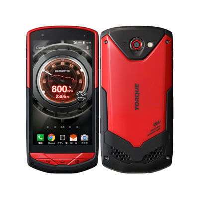 SIMロック解除済】au TORQUE G02 KYV35 レッド|中古スマートフォン格安