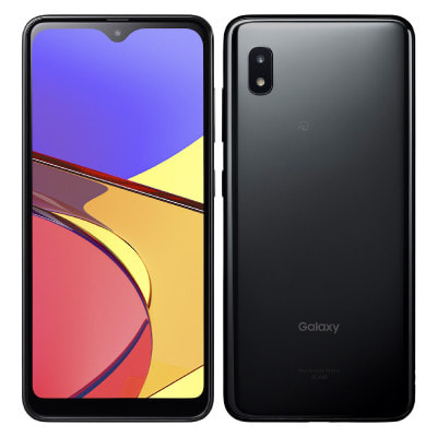【良品】Galaxy A21 SCV49 ブラック au SIMロック解除済み❸ SIMロック解除済】au Galaxy A21 シンプル SCV49 Black|中古