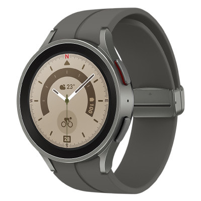 Galaxy Watch5 Pro 45mm SM-R920NZTAKOO グレーチタニウム【海外版】