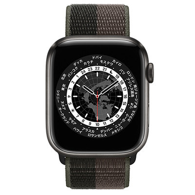 Apple Watch Editionスペースブラックチタニウムとスポーツループ