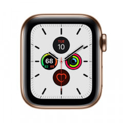 【バンド無し】Apple Watch Series5 40mm GPS+Cellularモデル MWQ92J/A A2156【ゴールドステンレススチールケース】
