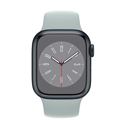 Apple Watch Series8 41mm GPSモデル MNPC3J/A+MP723FE/A  A2771【ミッドナイトアルミニウムケース/サキュレントスポーツバンド】