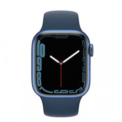 Apple Watch Series7 41mm GPS+Cellularモデル MKHU3J/A A2476【ブルーアルミニウムケース/アビスブルースポーツバンド】