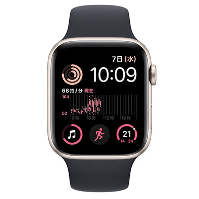 第2世代】Apple Watch SE 44mm GPS+Cellularモデル MNQF3J/A+MKUQ3FE/A