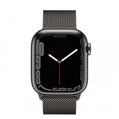 Apple Watch Series7 41mm GPS+Cellularモデル MKJ23J/A A2476【グラファイトステンレススチールケース/グラファイトミラネーゼループ】