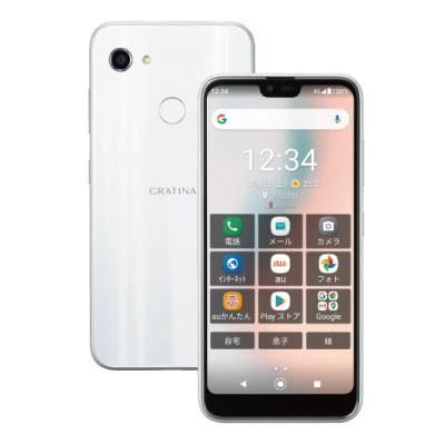 【SIMロック解除済 】au GRATINA KYF42 ホワイト ムスビー｜【新品未使用/判定○】SIM解除済 au GRATINA KYF42