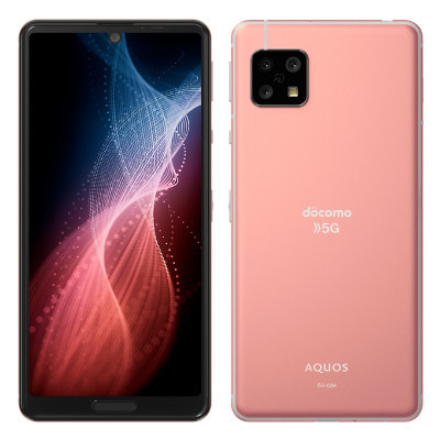 【SIMロック解除済】docomo AQUOS sense5G SH-53A コーラルレッド