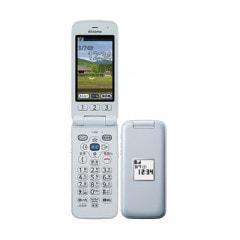 FUJITSU 【SIMロック解除済】docomo らくらくホン F-01M ホワイト