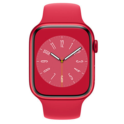 【ネットワーク利用制限▲】SoftBank Apple Watch Series8 45mm GPS+Cellularモデル MNKA3J/A  A2775【(PRODUCT)REDアルミニウムケース/(PRODUCT)REDスポーツバンド】