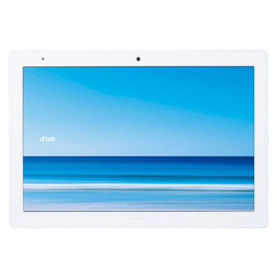 docomo 4G dtab d-41A ホワイト 【SIMロック解除済】 SIMロック解除済】docomo dtab d-41A ホワイト|中古タブレット