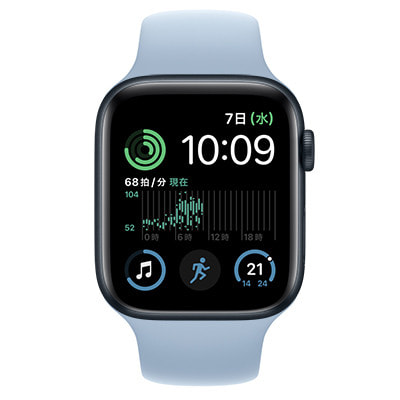 第2世代】Apple Watch SE 44mm GPSモデル MNLC3J/A+MR2U3FE/A A2722