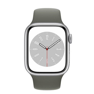 Apple Watch Series8 41mm GPSモデル MP6R3J/A+MR2P3FE/A A2770【シルバーアルミニウム ケース/オリーブスポーツバンド】|中古ウェアラブル端末格安販売の【イオシス】