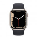 Apple Watch Series7 41mm GPS+Cellularモデル MKLN3J/A+MKU83FE/A A2476【スターライトアルミニウムケース/ミッドナイトスポーツバンド】