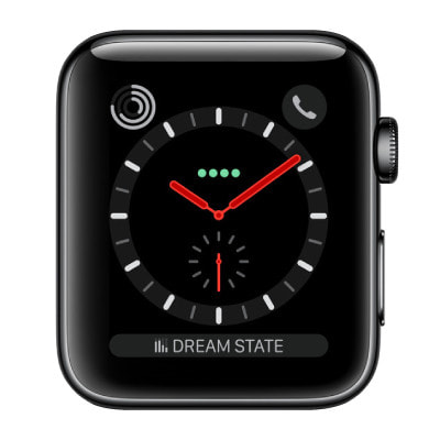 AppleApple Watch 3 スペースブラックステンレススチール　42mmセルラー