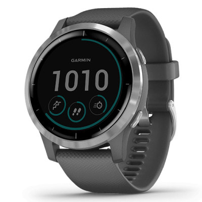 GARMIN vivoactive 4 Shadow Gray/Silver 010-02174-07（中古品） Garmin vivoactive 4 010-02174-07 Shadow Gray/Silver|中古