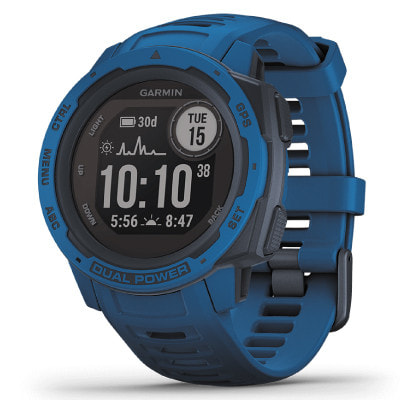 Garmin Instinct Dual Power Tidal Blue 010-02293-35|中古ウェアラブル端末格安販売の【イオシス】