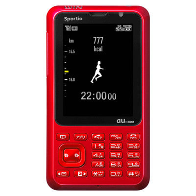WIN Sportio W63T イン・レッド|中古ガラケー格安販売の【イオシス】