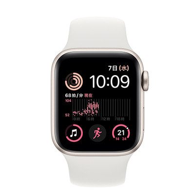 低価特価】 Apple Watch - Apple Watch SE／40mm／GPSモデル／ホワイト