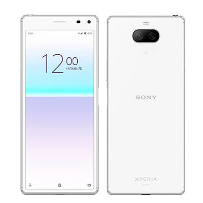SIMロック解除済】UQmobile Xperia8 SOV42 White|中古