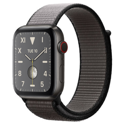Apple Watch Editionスペースブラックチタニウムとスポーツループ