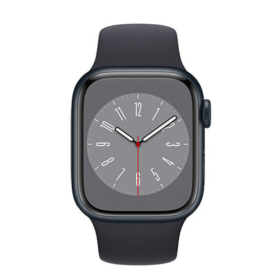 【ネットワーク利用制限▲】SoftBank Apple Watch Series8 41mm GPS+Cellularモデル MNHV3J/A  A2773【ミッドナイトアルミニウムケース/ミッドナイトスポーツバンド】