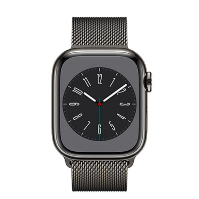 【訳あり/保証】Apple Watch S8 グラファイト 41mm ミラネーゼ