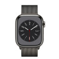 Apple Watch Series8 41mm GPS+Cellularモデル MNJM3J/A A2773【グラファイトステンレススチールケース/グラファイトミラネーゼループ】