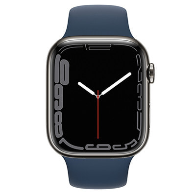Apple Watch Series7 45mm GPS+Cellularモデル MKL23J/A  A2478【グラファイトステンレススチールケース/アビスブルースポーツバンド】